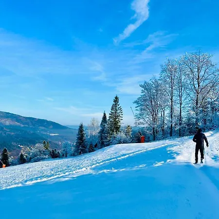 Lägenhet Szczyrkowskie & Fun 18 - Z Widokiem Na Gory - Sauna I Jacuzzi *